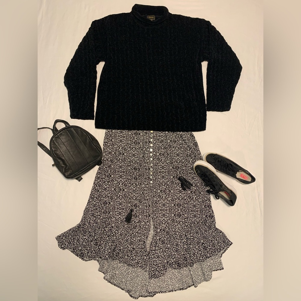 Vintage 90’s Creative Oversized Large Chenille Sweater